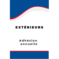 Adhésion - EXTERIEURS