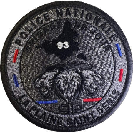 ECUSSON POLICE NATIONALE - BRIGADE DE JOUR - GRIS