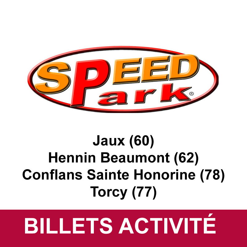 Speedpark - Billets activités