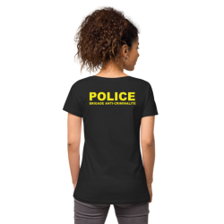 T-SHIRT POLICE BAC93 - FEMME