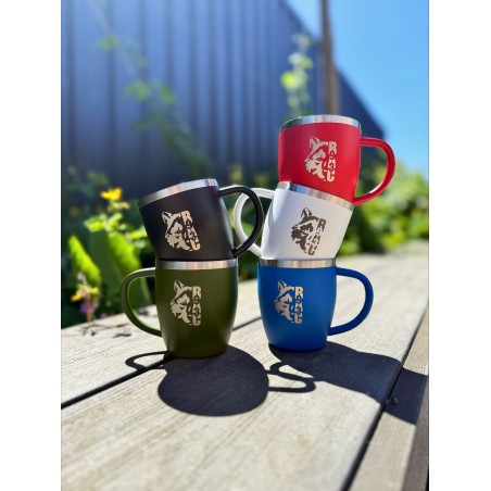 Mugs gravés double parois BAC 93