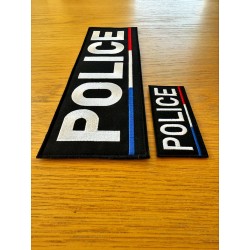 V_BANDEAUX POLICE - POITRINE ET DOS