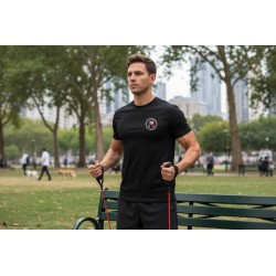 T-shirt homme BAC 93 noir...